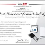 Certificazione Solar Edge